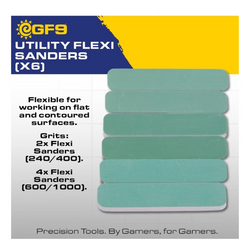 Gale Force 9: Precision Hobby Tools – Utility Flexi Sanders (6)