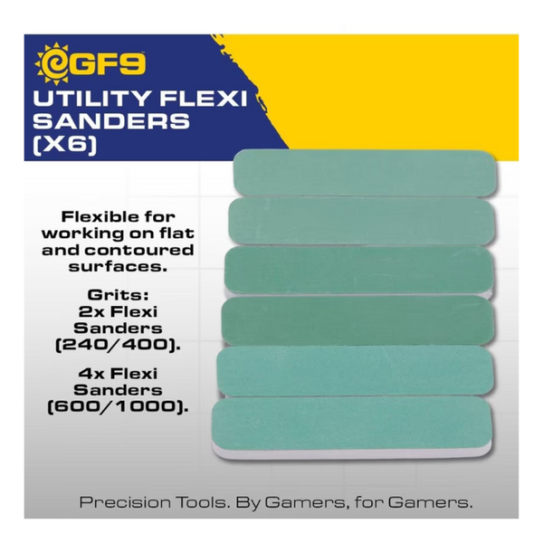 Gale Force 9: Precision Hobby Tools – Utility Flexi Sanders (6)